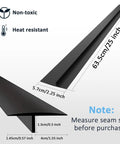 Silicone Stove Gap Cover 2 Pack 25 Inch Heat Resistant Gap Filler Seals Spills Between Counter Stovetop Oven Washer Dryer