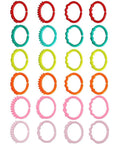24 Pack Baby Link Rings Set For Hanging Toys On Crib Rail Car Seat And Stroller Travel With Storage Box Durable Flexible Linking Rings For Infants Boys And Girls Kid Friendly Early Learning Toy displayed in rows
