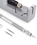 Alloy Watch Band Pin Removal Tool Kit With Bracelet Link Pusher And Spring Bar Tools for easy pin replacement.
