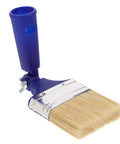 Three Inch Adjustable Flat Tip Paint Brush With 270 Degree Rotatable Head For Edge To Edge Coverage On Walls Decks And Trim Heavy Duty