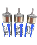 Heavy Duty 6V DC Gear Motor 47RPM Low Speed Reduction Box Featuring Seamless CW CCW Rotation Ideal For DIY Robotics RC Car Mods, three motors.