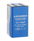 Packaging of Plug And Play Round Motor Start Capacitor CD60 Replacement, 161-193 MFD, 110-125 VAC, 50/60 Hz, Single Phase