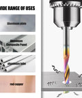 Pro Grade Single Flute Router Bits For Aluminum Cutting 1/8 Inch Shank Solid Carbide Spiral Router Bits With DLC Coating 15mm Cutting Length Milling Cutter Set Of 10 cutting aluminum.