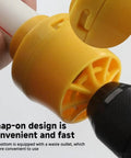 Heavy Duty Pvc Pipe Threader Kit With Three Reusable Dies For One Inch Pipes, featuring snap-on design for easy attachment.