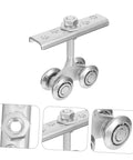 Heavy Duty Sliding Door Roller Kit With Galvanized Track Pulley, 500Kg Load Capacity, Smooth Glide System for industrial doors