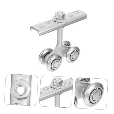 Heavy Duty Sliding Door Roller Kit With Galvanized Track Pulley, 500Kg Load Capacity, Smooth Glide System for industrial doors