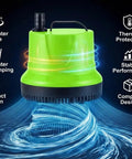 Submersible Pump For Fish Tanks Ponds Aquariums And Hydroponics 660 GPH Flow 40W With 8.2 Ft Lift 5 Ft Cord Includes 4 Nozzles