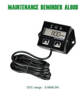 Digital Inductive Tach Hour Meter With RPM Gauge For Lawn Mower Scooter Dirt Bike Tractor Generator Air Compressor Marine