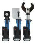 Tough As Nails Brushless Motor Tube Expander And Portable Electric Crimping Pliers Kit showcasing tube cutter, crimper, and cable cutter tools.