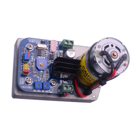 Beefy 180 Kg Cm Robot Servo With 12V To 24V Operation Metal Arm Plate For High Power Steering And Robotic Arms Compatible With ASME Series For Robotics Projects mounted on controller board