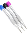 3-piece Precision Triangular Tip Watch Repair Screwdriver Set For 3235 Movements with stainless steel ergonomic handles