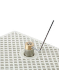 Industrial Mini Portable Stained Glass Grinder With Diamond Bit For Glass Art And Craft Projects top view of grinding surface