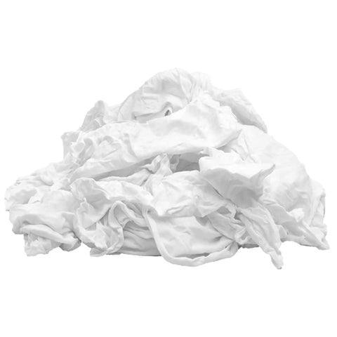 Premium White T Shirt Cleaning Rags For Cleaning Staining Painting And More In A 2x25 Lb Compressed Box White Cotton Cloths For Spills