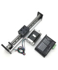 Badass Precision 42Mm Wide Linear Guide Actuator With Sfu1610 Ball Screw Slide Table Cnc Motor Kit components including motor and driver.