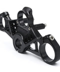 Premium CNC Aluminum Top Triple Tree Clamp For 2020-2024 ZX-25R And ZX-4R Motorcycles, black anodized upper tree fork clamp