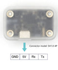 Compact Indoor Lidar And Flow Sensor Module For Drones And Robots, Precise 12m Ranging And Environmental Perception, top view
