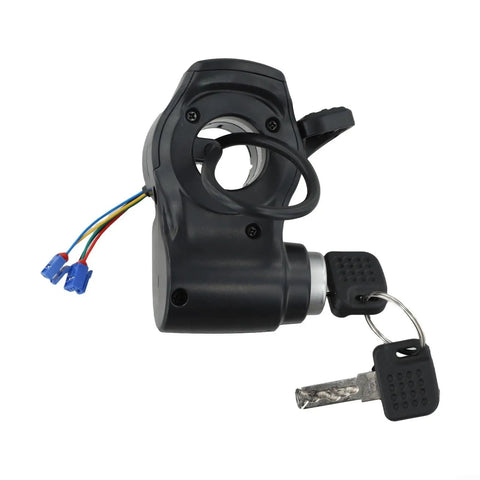 Electric Scooter Throttle Lock With Security Key For A1 G2ProD B1 Models ABS Accelerator Control Replacement Part showing lock and keys