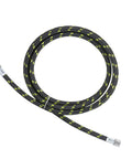 Two Pack Braided Airbrush Hoses Five Point Nine Feet With One Eighth Inch Twist Fittings For Nail Techs Spray Painters And Model Makers Ensuring A No Fuss Hookup Daily.