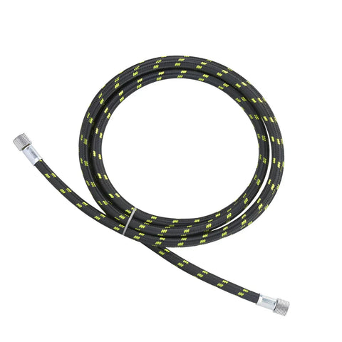 Two Pack Braided Airbrush Hoses Five Point Nine Feet With One Eighth Inch Twist Fittings For Nail Techs Spray Painters And Model Makers Ensuring A No Fuss Hookup Daily.