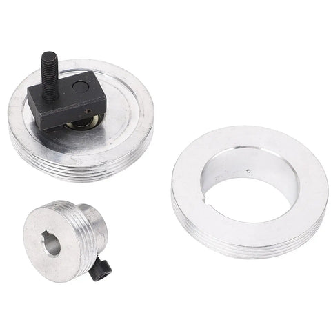 3-piece aluminum alloy Heavy Duty Mini Lathe Belt Pulley In Aluminum Alloy With Easy Install Compatible With MX210, WM210