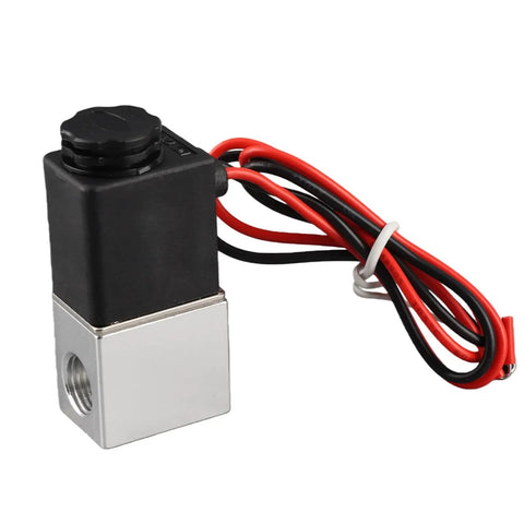 Lightning Fast 2-Way 2-Position DC 12V Solenoid Valve With Aluminum Alloy Body G1/4 Inch for water air oil systems