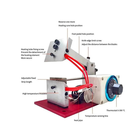 Heavy Hitter Electric Wire Stripper Featuring Adjustable Heat Controls Up To 300 Degrees for precise cable stripping machine.