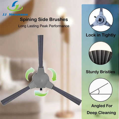 All In One Replacement Parts Kit For Popular Robot Vacuums Including Coredy R3500 R3500S R550 R500 R650 R600 R700 R750 Goovi D380 D382 iMartine C800 D900 D900C DeenKee DK600 featuring spinning side brush.