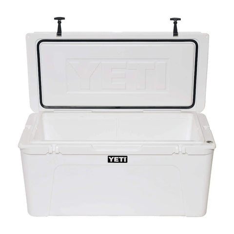 Rugged Rotomolded Outdoor Cooler With Three Inch Insulation And Bear Proof Certification open showing spacious interior and sturdy design