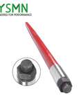 Beefy 43 Inch Hay Bale Spear Set, 3000 Lb Capacity, heavy duty spring steel spear with bolt attachment and YSMN branding.