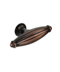 Expression Cabinet Knob Set 65mm Brushed Oil Rubbed Bronze 10 Pack Durable Traditional Hardware front view