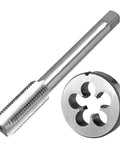 Top Tier High Speed Steel Tap And Die Set For Precision Machining Jobs Featuring Heavy Duty HSS 6542 Material With Right Hand Threads Designed For Pros And DIY Guys To Cut Clean Round Threads Easy On Any Shop Floor Equipment, tap and die set