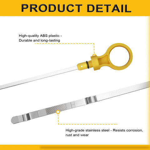 Engine Oil Dipstick 461mm Direct Fit For Nissan Sentra 1.8L 2000 To 2006 Replacement Part 11140 4Z00J And 917 008 close-up
