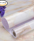 Pink Marble Peel And Stick Contact Paper Matte Finish, Waterproof And Oil Proof Self Adhesive Wallpaper 17.71 by 78.74 Inches roll