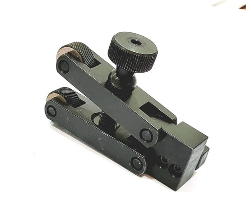 V Clamp Knurling Tool 5-20 mm Adjustable Spring Action for Lathe Machine with Quick Change Tool Post Diamond Pattern Holder
