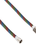 Pro Grade Air Hose For Spray Guns And Coatings, Heavy Duty Flexible Nylon Braided Line With Quick Connect Fittings, Anti Kink Design