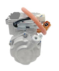 Heavy Duty Byd Qin Ev Air Compressor Bc28a 409V Straight Oem Swap Electric Refrigeration Pump close-up view with hose.