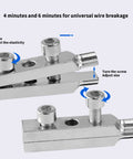 Ultimate Screw Extractor Kit For Easy Removal Of Broken Fasteners And Damaged Threads In Plumbing Fixtures Makes DIY Repairs A Total Breeze With Professional Results Every Single Time, adjustable carbon steel tool for broken wire removal