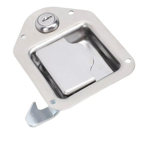 Tough As Nails Stainless Steel Trailer Toolbox Latch With Key Lock For UTV RV ATV And Dog Box Secure Metal Hasp Anti Theft Gear Storage No Sweat Setup Now