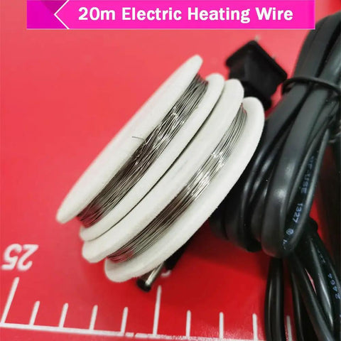 20m electric heating wire for Hot Wire Foam Cutter For Large Foam Sheets 15 By 30.7 Inch Electric Cutting Machine with quick heat up 110V 36W