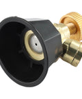 Adjustable Atomizing Garden Nozzle For Cyclone Spray Head With 14.5 mm Thread And Multi Spray Modes, alloy construction