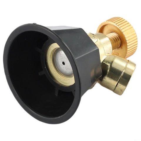Adjustable Atomizing Garden Nozzle For Cyclone Spray Head With 14.5 mm Thread And Multi Spray Modes, alloy construction