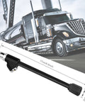 Extended Reach Dual Head Air Chuck Set With Quick Plug For Cars, Bikes, And Motorcycles, shown with truck background