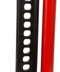 Close-up of Beefy 3 Ton Universal Trail Jack For Trucks, SUVs And Farm Tractors With Bumper Ratcheting Lift 48 Inch Off Road Utility Jack