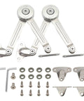 Heavy Duty Soft Close Lid Stay Hinge 50 Lb 110 Degree Adjustable Tension Free Stop For Cabinet Toy Box Wardrobe RVs 2 Pack With Hex Key And Installation Tools