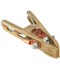 Premium 500 Amp Brass Welding Ground Clamp With A-Shape Grip and Reliability For Auto Shops and Oil Rig Jobs.