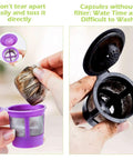 Go To Disposable Coffee Filters For Keurig Coffee Makers 600 Count Natural Biodegradable Paper Pods shown with reusable pod