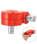 Heavy Duty Manual Hand Crank Winch for Greenhouse Film Winder, Precision Engineered Winding Machine with Smooth Rolling, Enhanced Ventilation Control, Sidewall Vent Replacement Part, Easy Pull and Built Tough, red hand crank