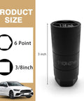 Oil Pressure Sensor Socket Kit For Three Eighths Drive Six Point Pro Auto Socket Fits One And One Eighth Inch Hex Wrench Gas Pressure