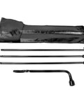 Spare Tire Tool Kit With Jack Handle And Lug Wrench For SUVs And Trucks Heavy Duty Steel With Carrying Case Compatible With Frontier