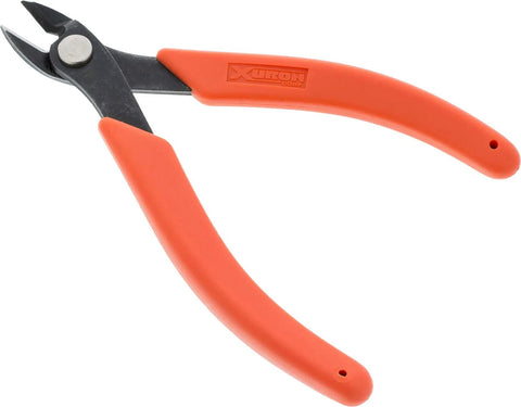 Maxi-Shear Flush Cutters 2175 with orange handles for jewelry making, precise cuts up to 12 AWG copper, durable Duron build.